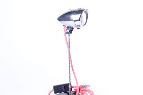 Upcycled fiets lamp