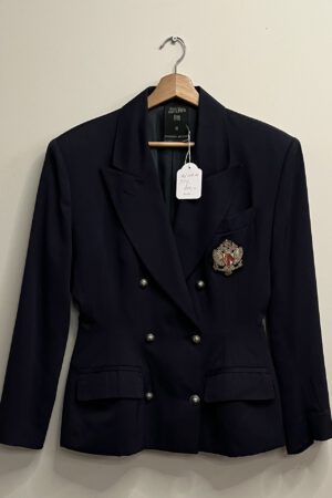Jean Paul Gaultier -  Donkerblauw jasje met badge (kl.10)