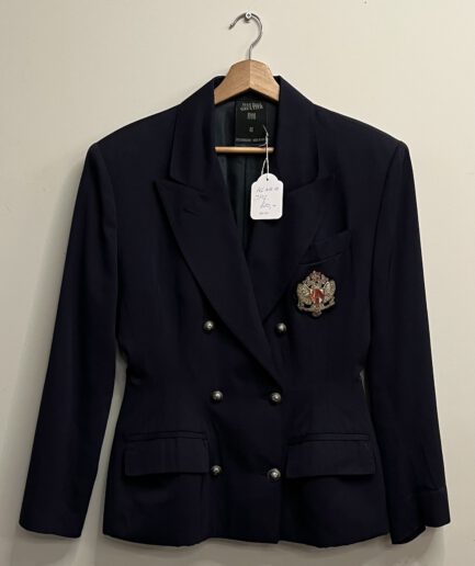 Jean Paul Gaultier -  Donkerblauw jasje met badge (kl.10)