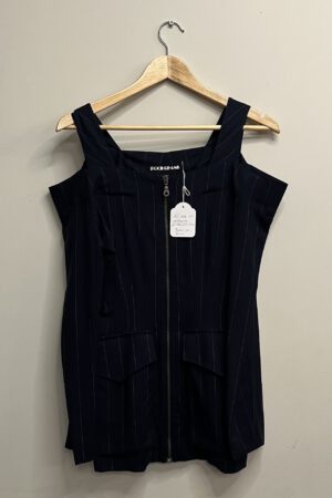 Puck & Hans - Off shoulder gestreepte top (kl.10)