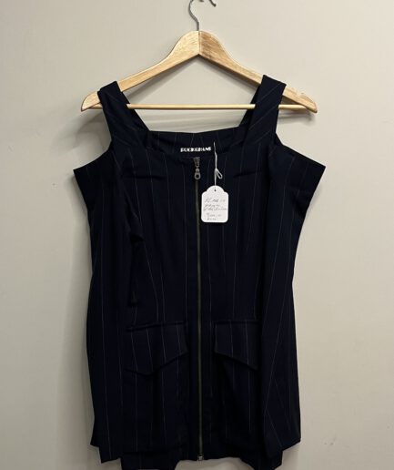 Puck & Hans - Off shoulder gestreepte top (kl.10)