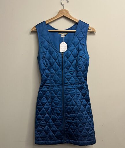 Puck & Hans - Turquoise quilted jurk met tasje (kl.13)