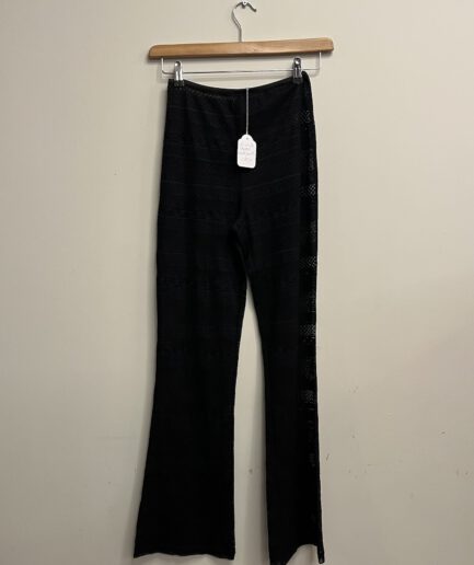 Puck & Hans - Zwarte kanten broek (kl.20)