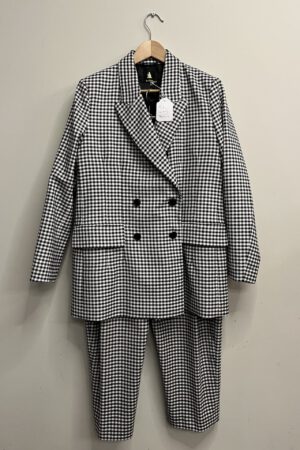 Buddista - Zwart witte geruit 2-delig pak (kl.2)