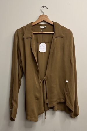 Dries van Noten - Licht bruine blouse (kl.14)