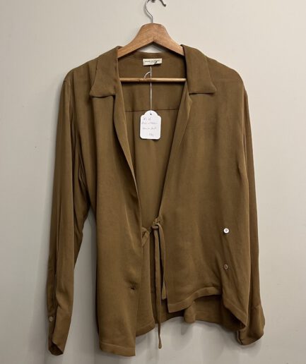 Dries van Noten - Licht bruine blouse (kl.14)