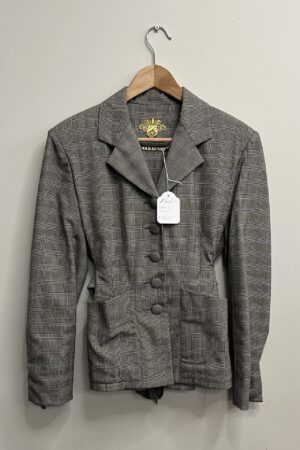 Puck & Hans - Geruit colbert met tailleband (kl.21)