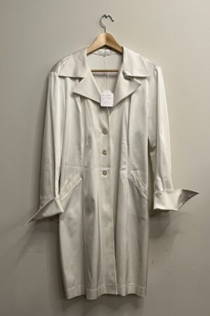 Puck & Hans - Witte satijnen jas (kl.2)