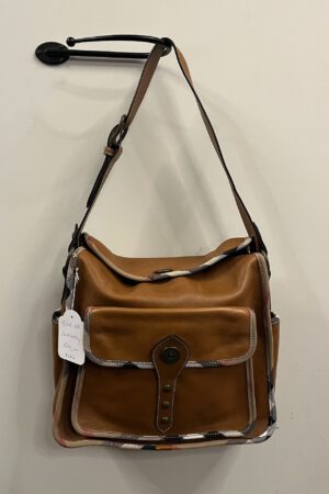 Burberry - Bruine lederen tas (kl.22)