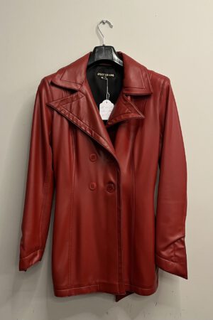 Puck & Hans - Rode skai lederen jas (kl.18)