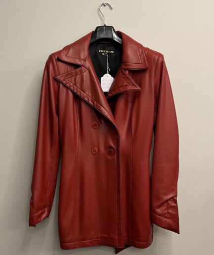 Puck & Hans - Rode skai lederen jas (kl.18)