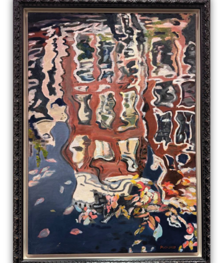 Reflectie over de liefde (Olieverf op linnen)