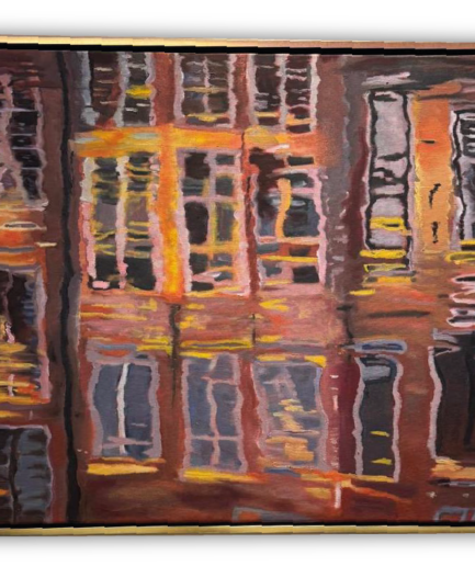 Reflectie over intuïtie (Olieverf op linnen)